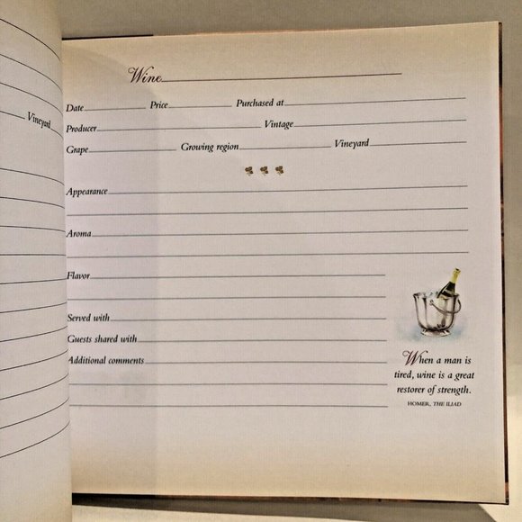 *New Seasons Wine Journal 2 Book Gift Set in Binder - by Steve Pitcher   - Picture 8 of 10